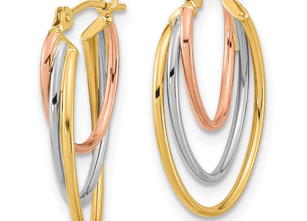 14k Tri-Color Rings Style YE1783 - Classique Jewelry Inc.