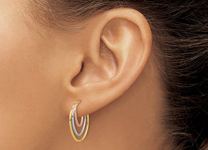 14k Tri-Color Rings Style YE1783 - Classique Jewelry Inc.