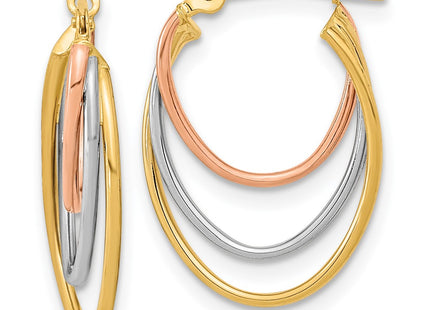 14k Tri-Color Rings Style YE1783 - Classique Jewelry Inc.