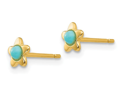 14k Yellow Gold Earrings Style YE179 - Classique Jewelry Inc.