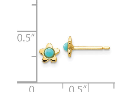 14k Yellow Gold Earrings Style YE179 - Classique Jewelry Inc.