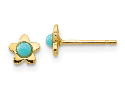 14k Yellow Gold Earrings Style YE179 - Classique Jewelry Inc.