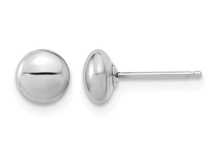 14K white gold earrings