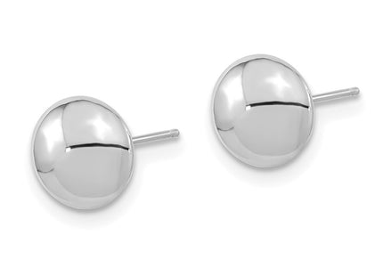 14K white gold earrings, alternate view
