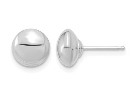 14K white gold earrings