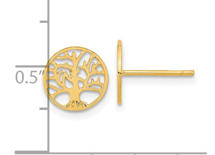 14k Yellow Gold Earrings Style YE1829 - Classique Jewelry Inc.