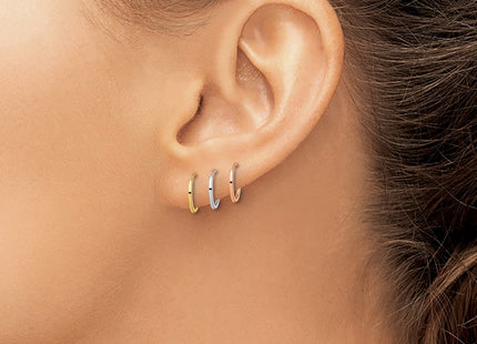 14k Tri-Color Earrings Style YE1835 - Classique Jewelry Inc.
