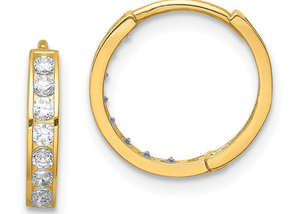 14k Yellow Gold Earrings Style YE1841 - Classique Jewelry Inc.