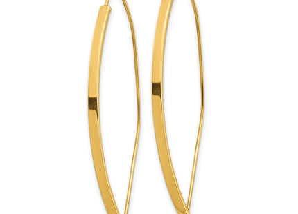 14k Yellow Gold Earrings Style YE1853 - Classique Jewelry Inc.