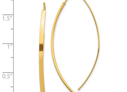 14k Yellow Gold Earrings Style YE1853 - Classique Jewelry Inc.