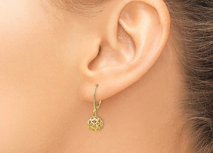 14k Yellow Gold Earrings Style YE1871 - Classique Jewelry Inc.