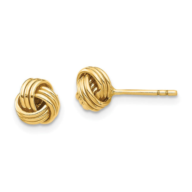 14k Yellow Gold Earrings Style YE1876 - Classique Jewelry Inc.