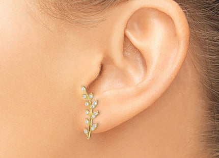 14k Yellow Gold Earrings Style YE1887 - Classique Jewelry Inc.