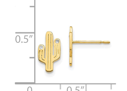 14k Yellow Gold Earrings Style YE1891 - Classique Jewelry Inc.