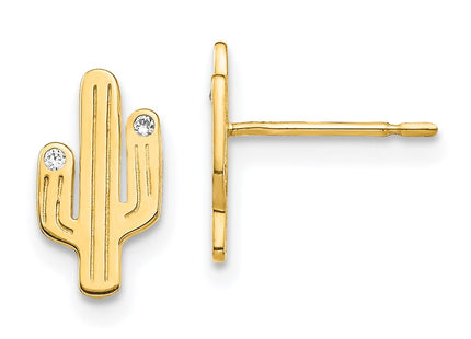 14k Yellow Gold Earrings Style YE1891 - Classique Jewelry Inc.