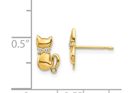 14k Yellow Gold Earrings Style YE1892 - Classique Jewelry Inc.