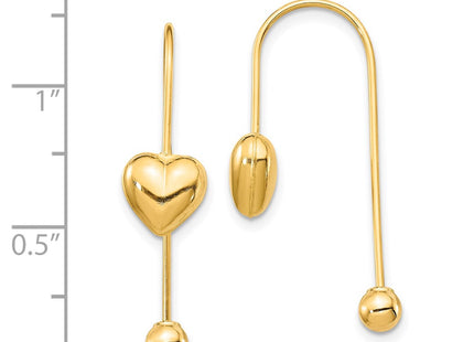 14k Yellow Gold Earrings Style YE1894 - Classique Jewelry Inc.