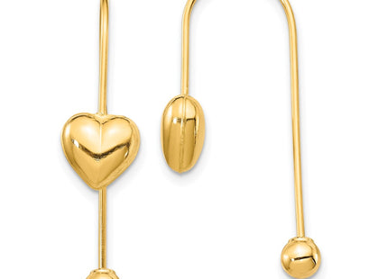 14k Yellow Gold Earrings Style YE1894 - Classique Jewelry Inc.