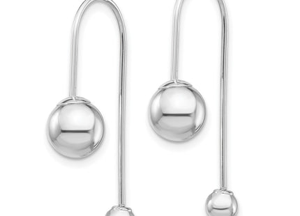 14k White Gold Earrings Style YE1896 - Classique Jewelry Inc.