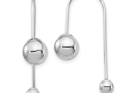 14k White Gold Earrings Style YE1896 - Classique Jewelry Inc.