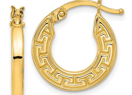 14k Yellow Gold Earrings Style YE1903 - Classique Jewelry Inc.