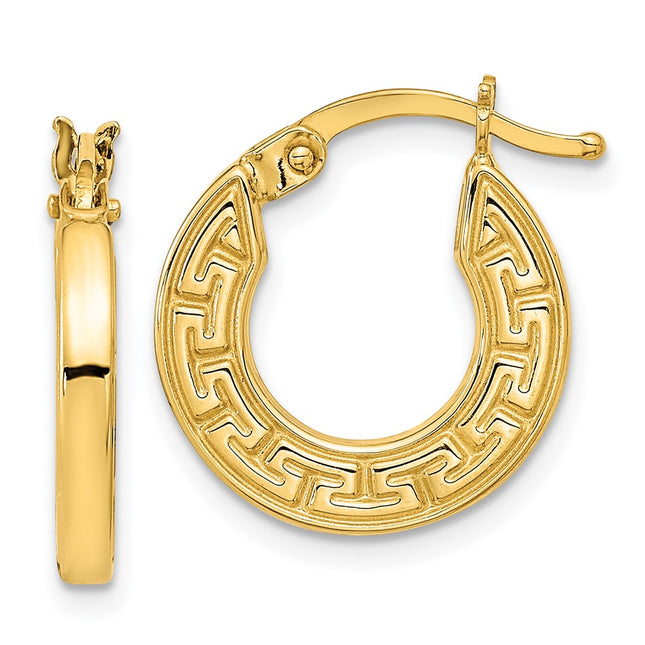 14k Yellow Gold Earrings Style YE1903 - Classique Jewelry Inc.