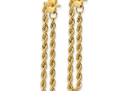 14k Yellow Gold Earrings Style YE1927 - Classique Jewelry Inc.