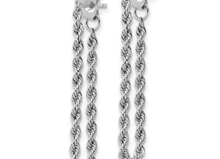 14k White Gold Earrings Style YE1927W - Classique Jewelry Inc.