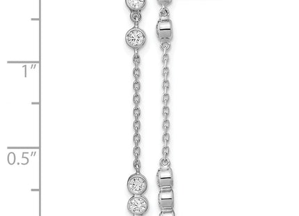 14k White Gold Earrings Style YE1929 - Classique Jewelry Inc.