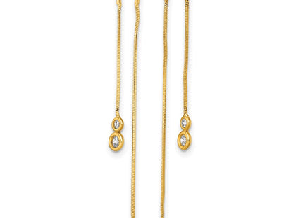 14k Yellow Gold Earrings Style YE1930 - Classique Jewelry Inc.