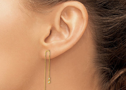 14k Yellow Gold Earrings Style YE1930 - Classique Jewelry Inc.