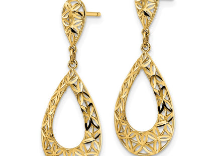 14k Yellow Gold Earrings Style YE1934 - Classique Jewelry Inc.