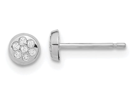 14k White Gold Earrings Style YE1952 - Classique Jewelry Inc.