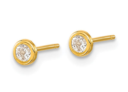 14k Yellow Gold Earrings Style YE1954 - Classique Jewelry Inc.