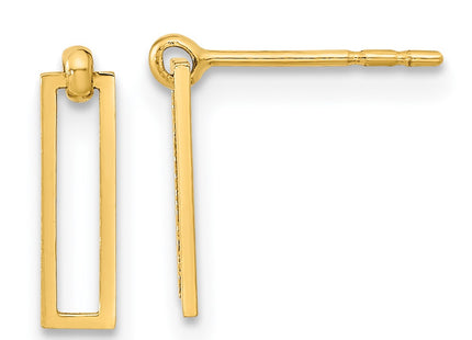 14k Yellow Gold Earrings Style YE1961 - Classique Jewelry Inc.