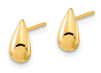 14k Yellow Gold Earrings Style YE1962 - Classique Jewelry Inc.