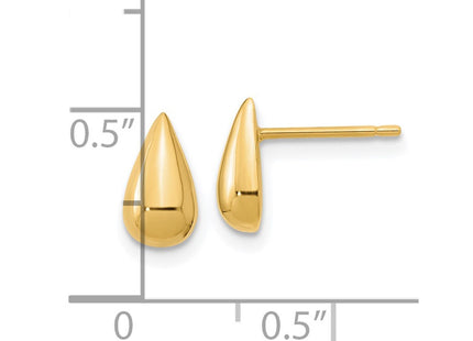 14k Yellow Gold Earrings Style YE1962 - Classique Jewelry Inc.