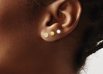 14k Yellow Gold Earrings Style YE1969SET - Classique Jewelry Inc.