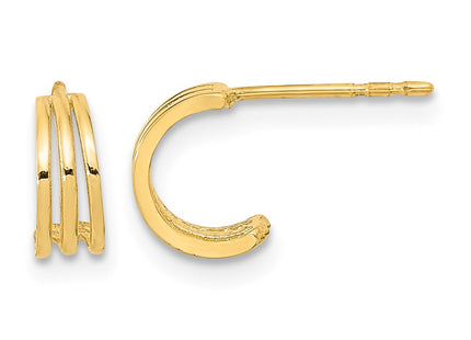 14K gold hoop earrings