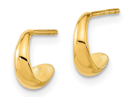 14k Yellow Gold Earrings Style YE1974 - Classique Jewelry Inc.