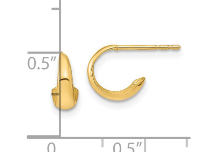14k Yellow Gold Earrings Style YE1974 - Classique Jewelry Inc.