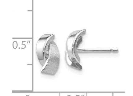 14k White Gold Earrings Style YE199 - Classique Jewelry Inc.