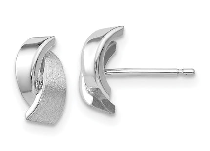 14k White Gold Earrings Style YE199 - Classique Jewelry Inc.