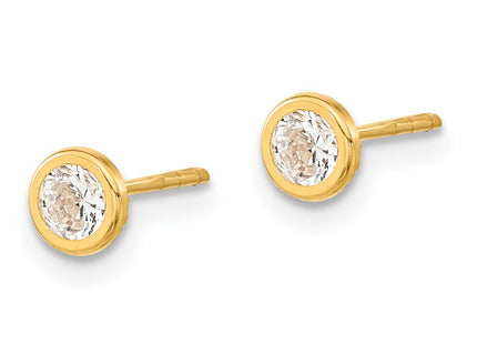 14k Yellow Gold Earrings Style YE2006 - Classique Jewelry Inc.