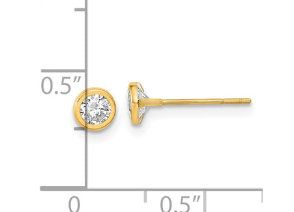 14k Yellow Gold Earrings Style YE2006 - Classique Jewelry Inc.