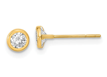 14k Yellow Gold Earrings Style YE2006 - Classique Jewelry Inc.