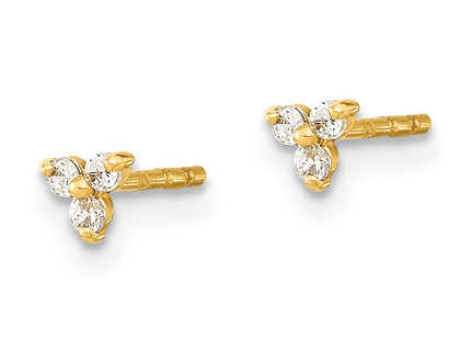 14k Yellow Gold Earrings Style YE2007 - Classique Jewelry Inc.