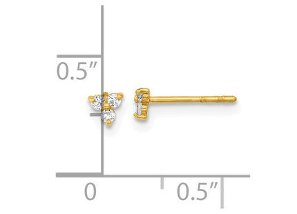 14k Yellow Gold Earrings Style YE2007 - Classique Jewelry Inc.