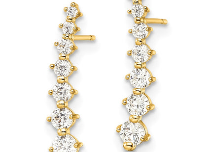 14k Yellow Gold Earrings Style YE2012 - Classique Jewelry Inc.