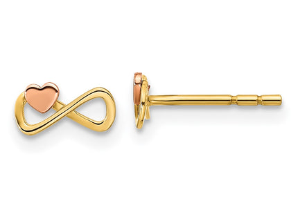 14k Two-tone Earrings Style YE2023 - Classique Jewelry Inc.